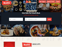 Tablet Screenshot of mealhi5.com